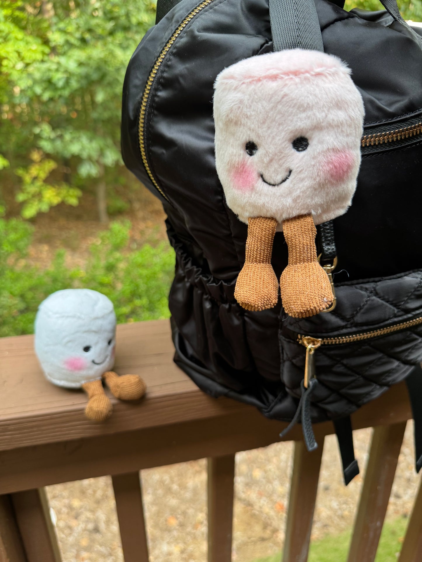 Marshmellow Plushie Keychain and Bagcharm