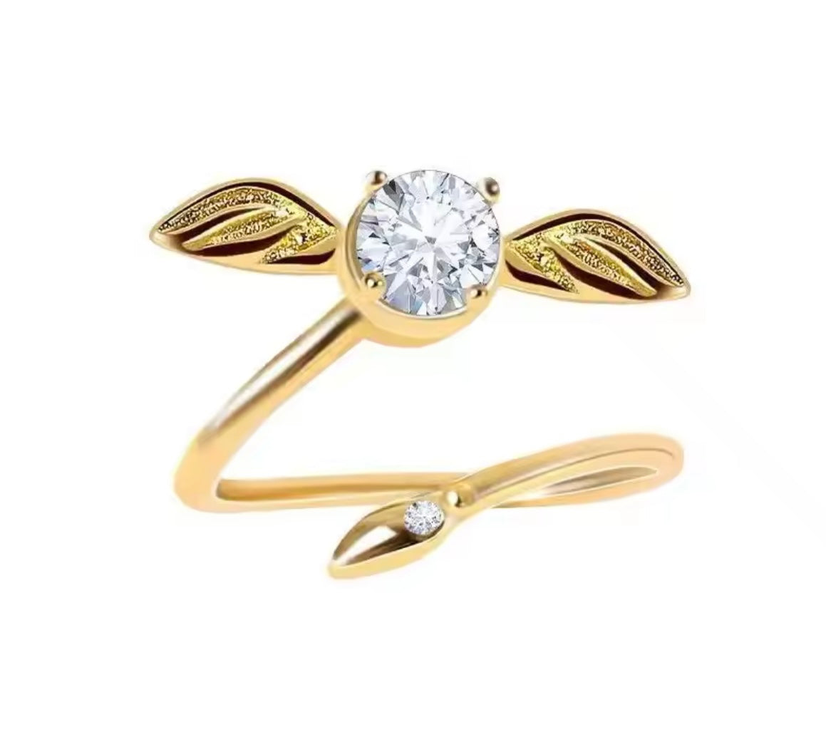 Golden Snitch Ring Box