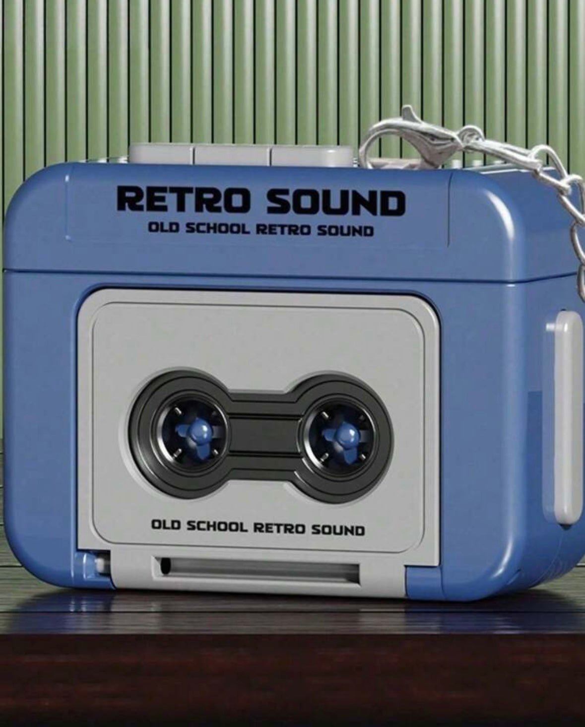 Cute Mini Retro Tape Recorder Keychain