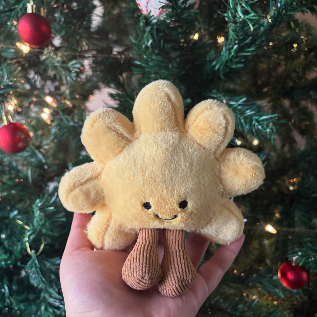 Cute Sunflower Plush Bagcharm