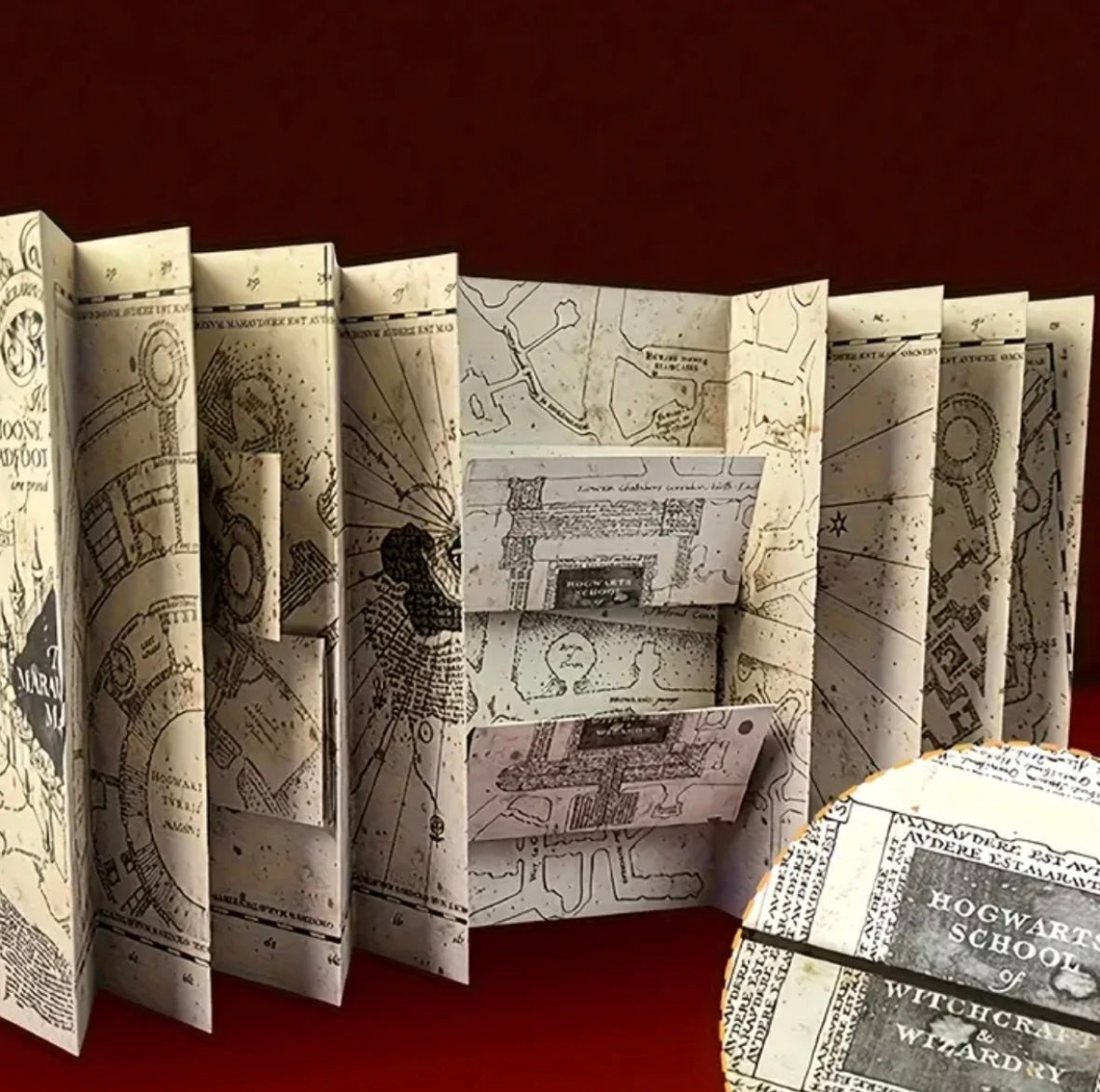 Marauder’s Map Inspired Poster – Magical Harry Potter Wall Art & Collector’s Gift