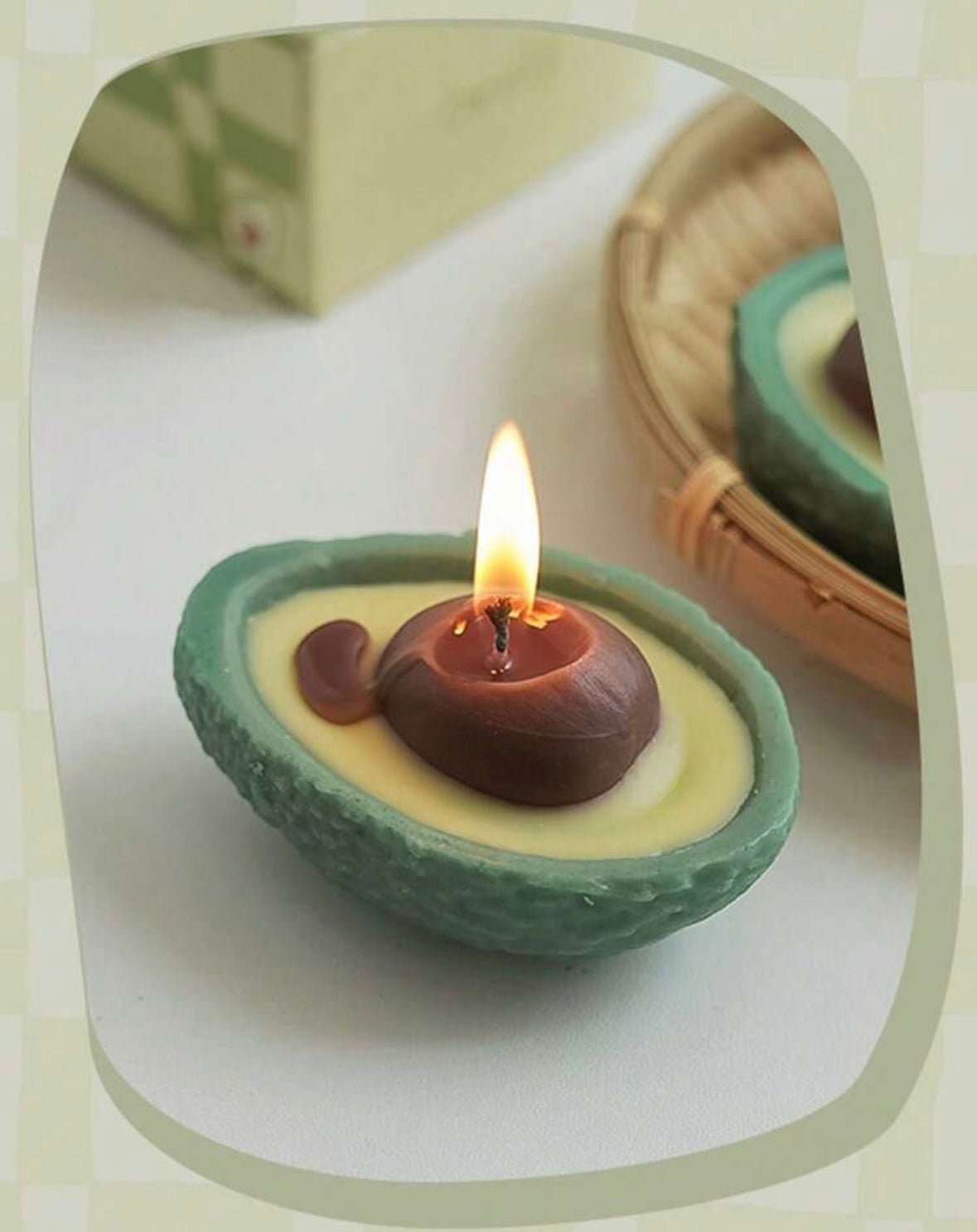 Handmade Avocado Scented Candle