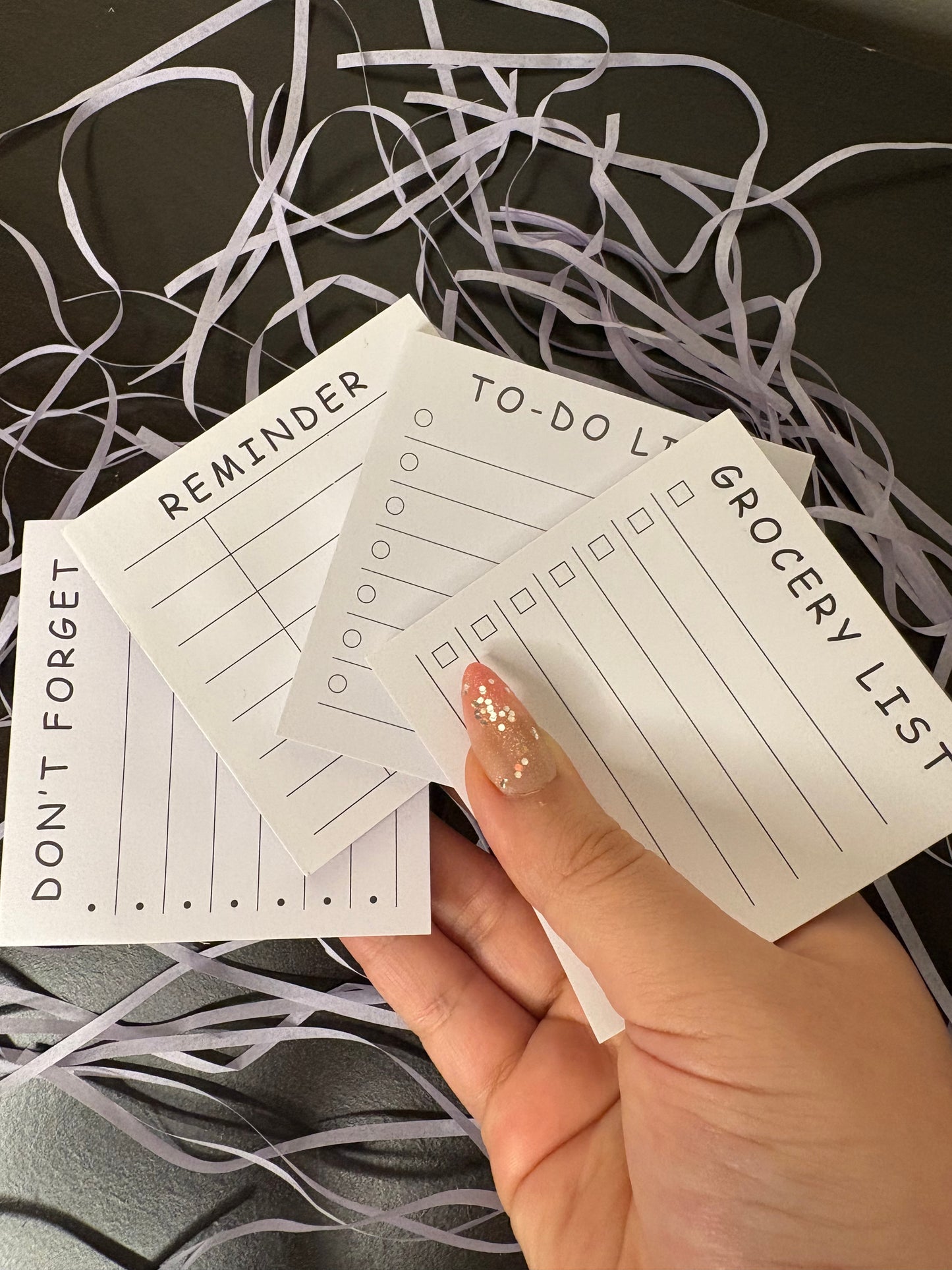 4 pcs Schedule Time Efficiency Sticky Notes | 3x3 Memo Pads | 50 Sheets Each