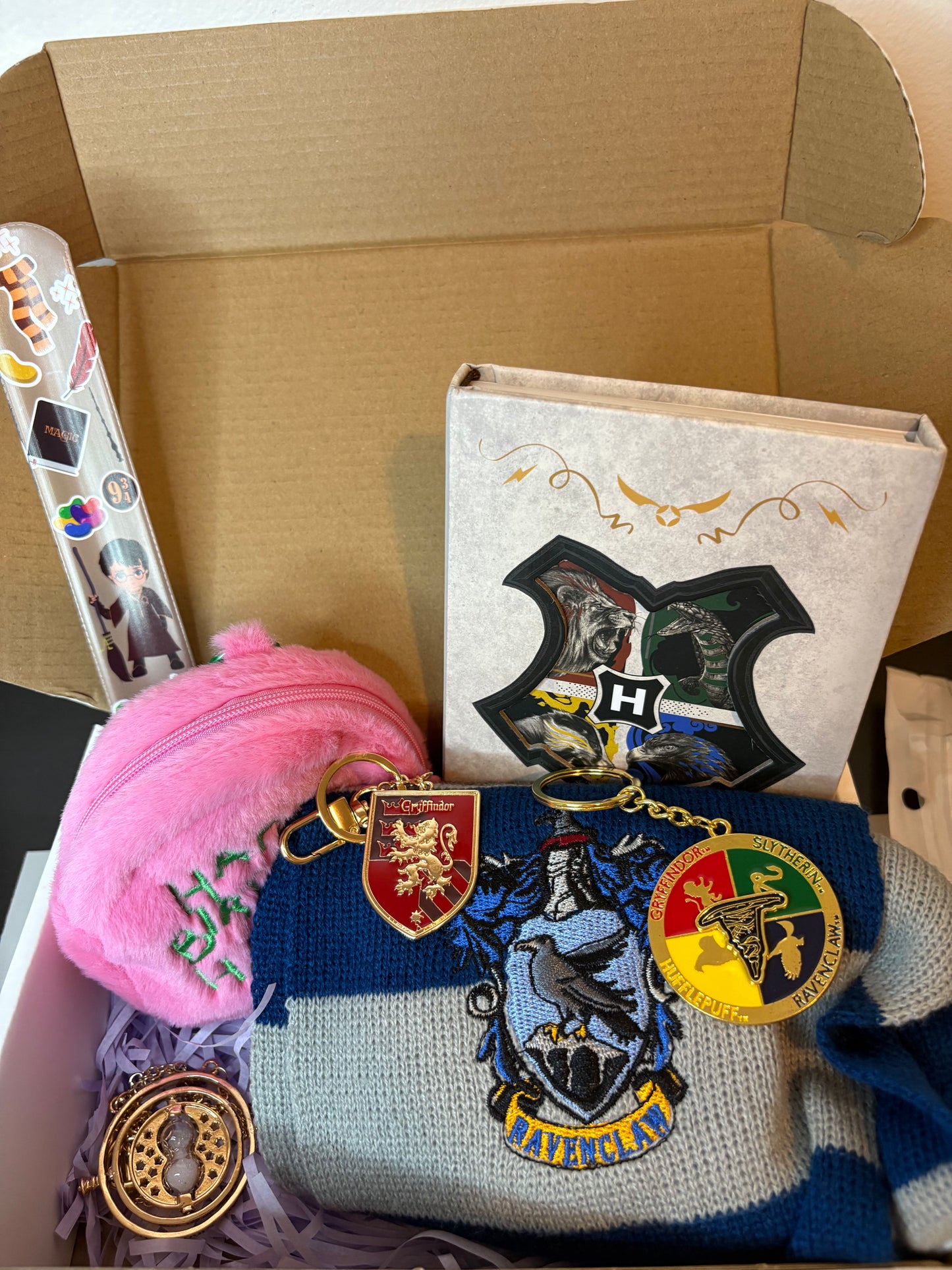 The Harry Potter Mystery Box – Includes Keychain, Necklace, Scarf, Tie & More | Wizard Surprise Gift