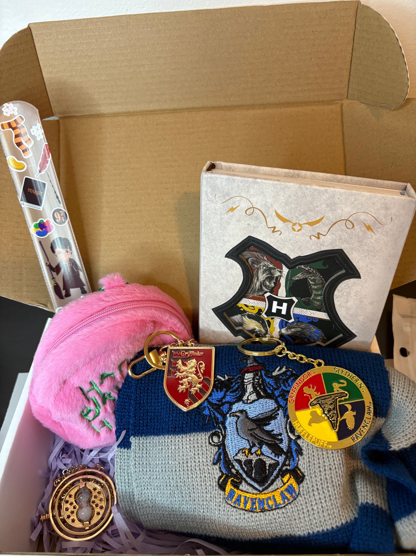 The Harry Potter Mystery Box – Includes Keychain, Necklace, Scarf, Tie & More | Wizard Surprise Gift