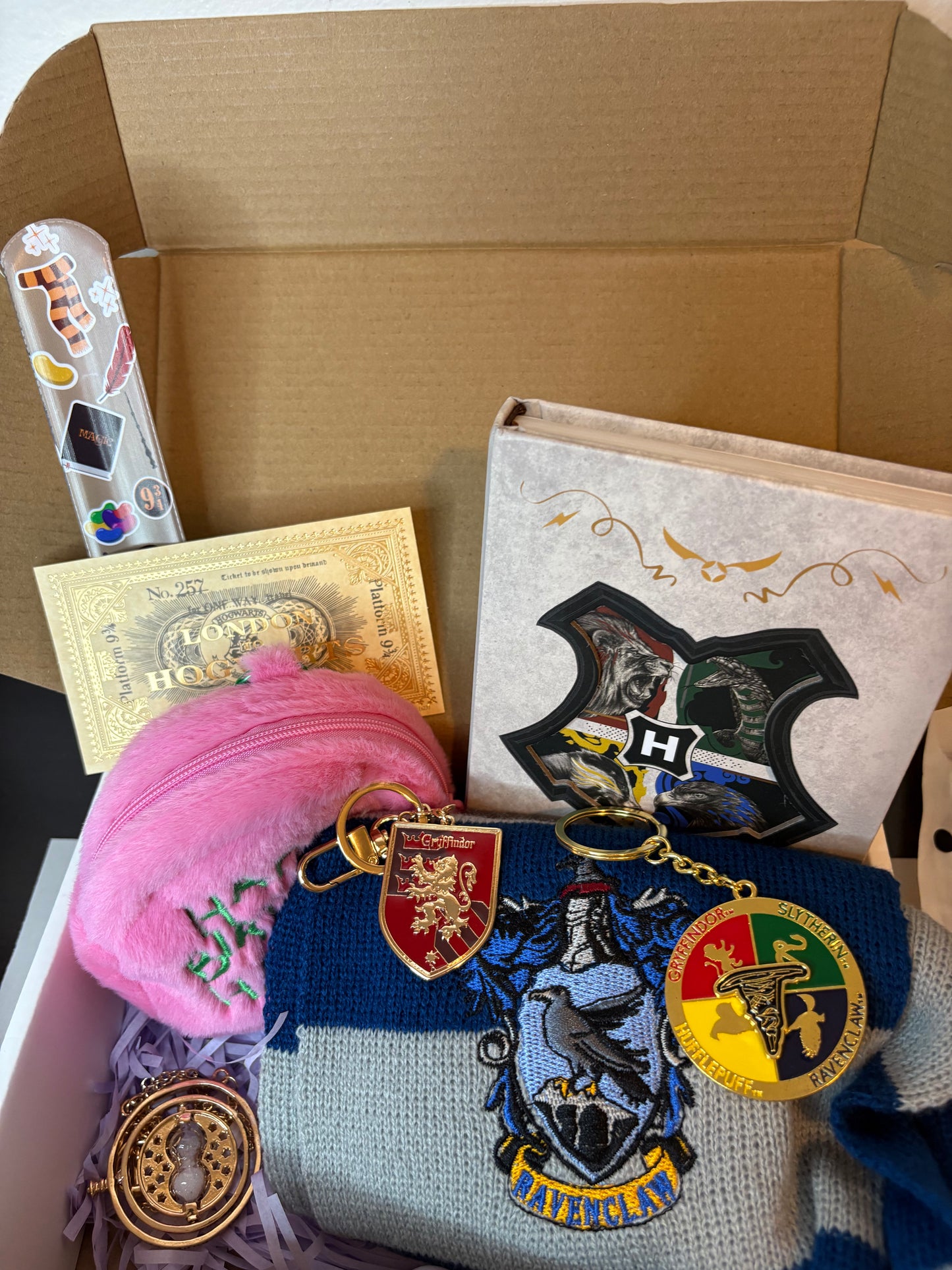 The Harry Potter Mystery Box – Includes Keychain, Necklace, Scarf, Tie & More | Wizard Surprise Gift