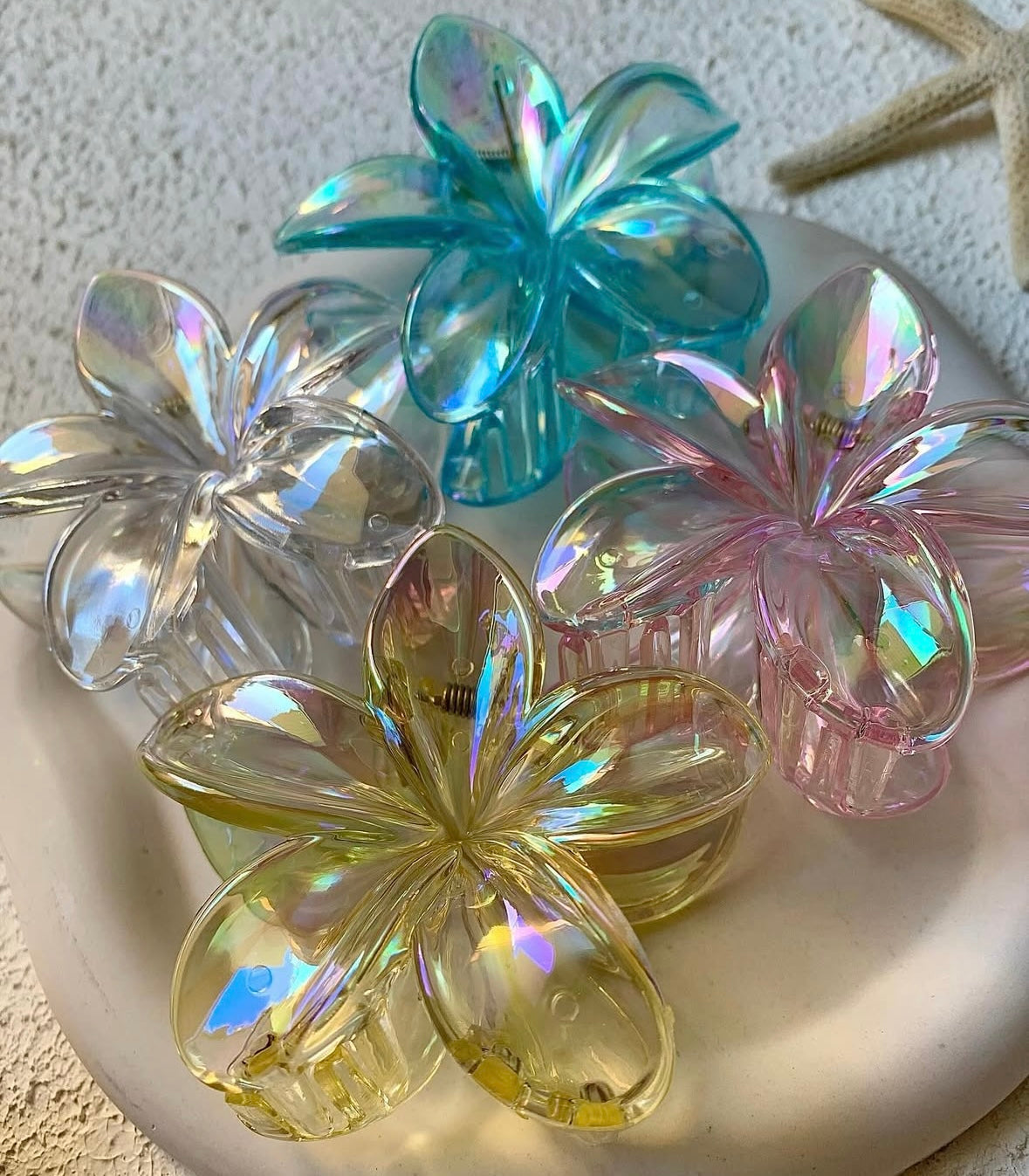 1pc Mermaid Laser Hair Clip