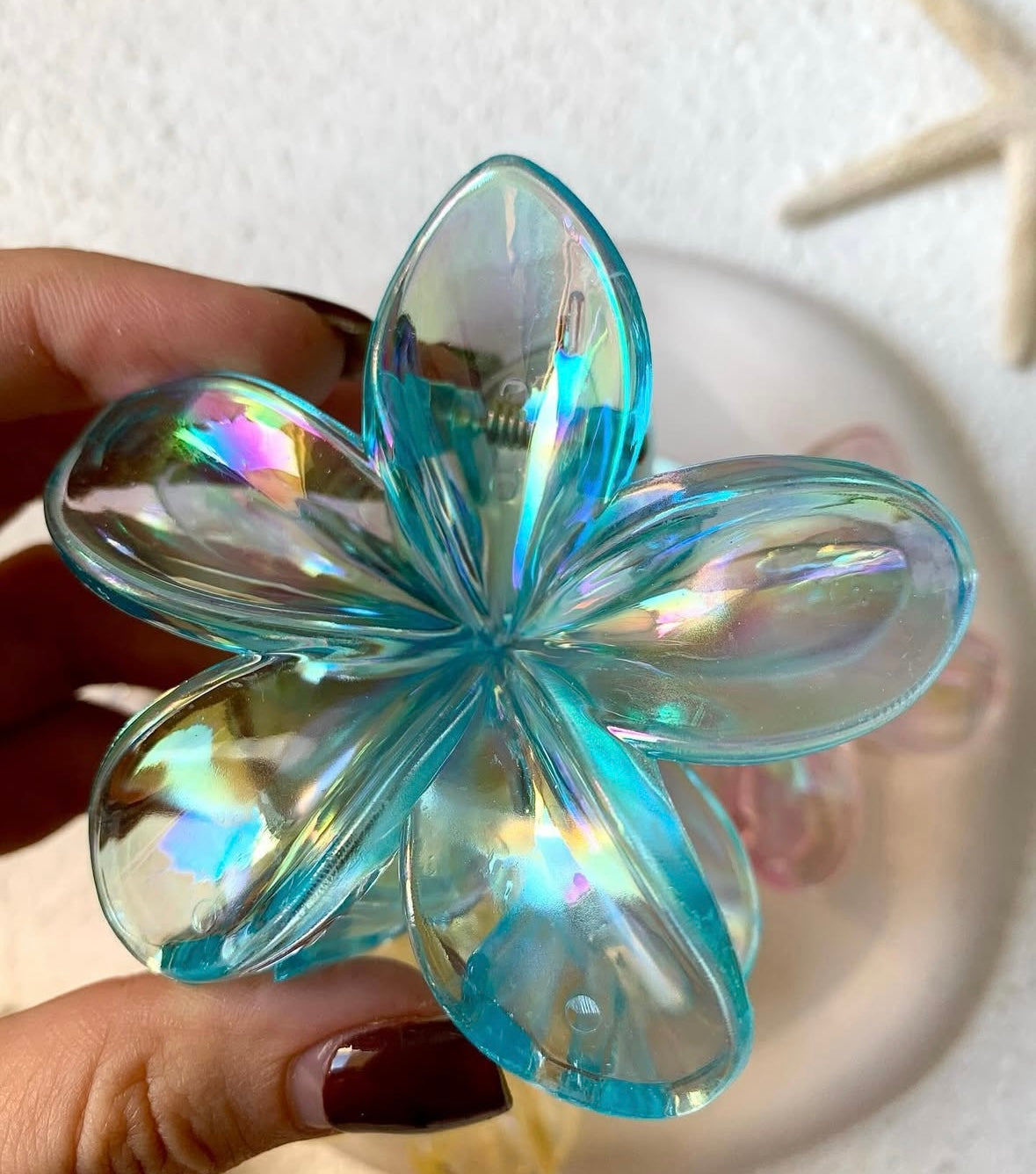 1pc Mermaid Laser Hair Clip