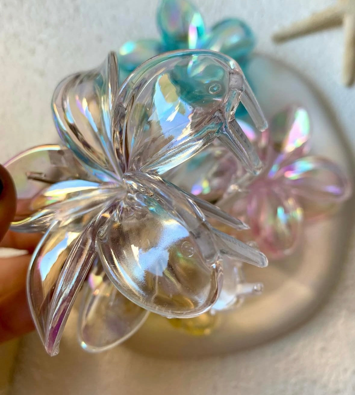 1pc Mermaid Laser Hair Clip