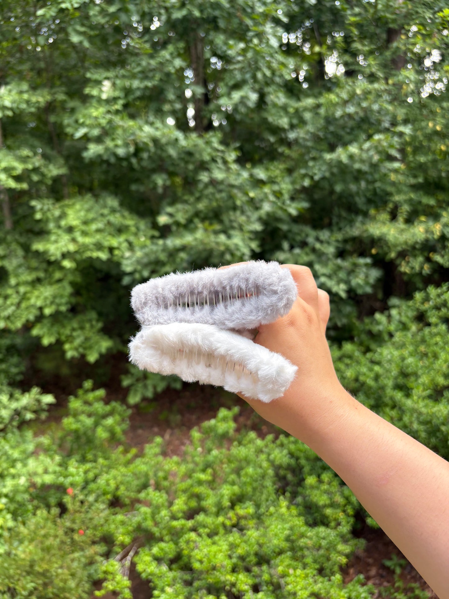 Women’s Plush Cute Large Hair Clips – Soft Fluffy Hair Accessories