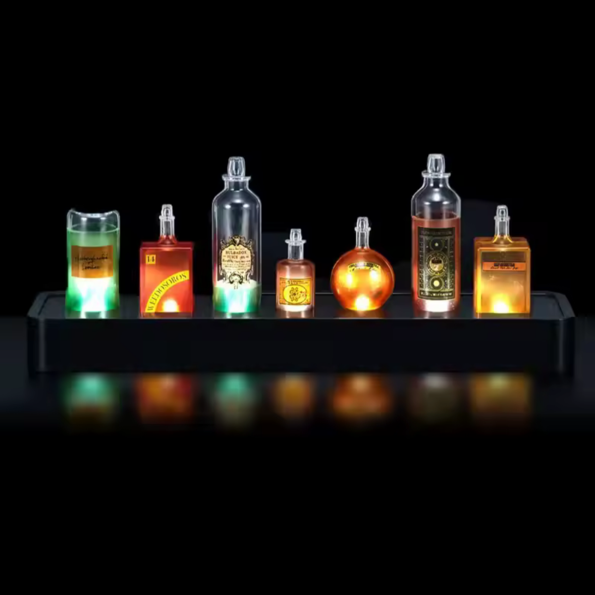 Potion Bottles Desktop Decorative LED Light Collectible