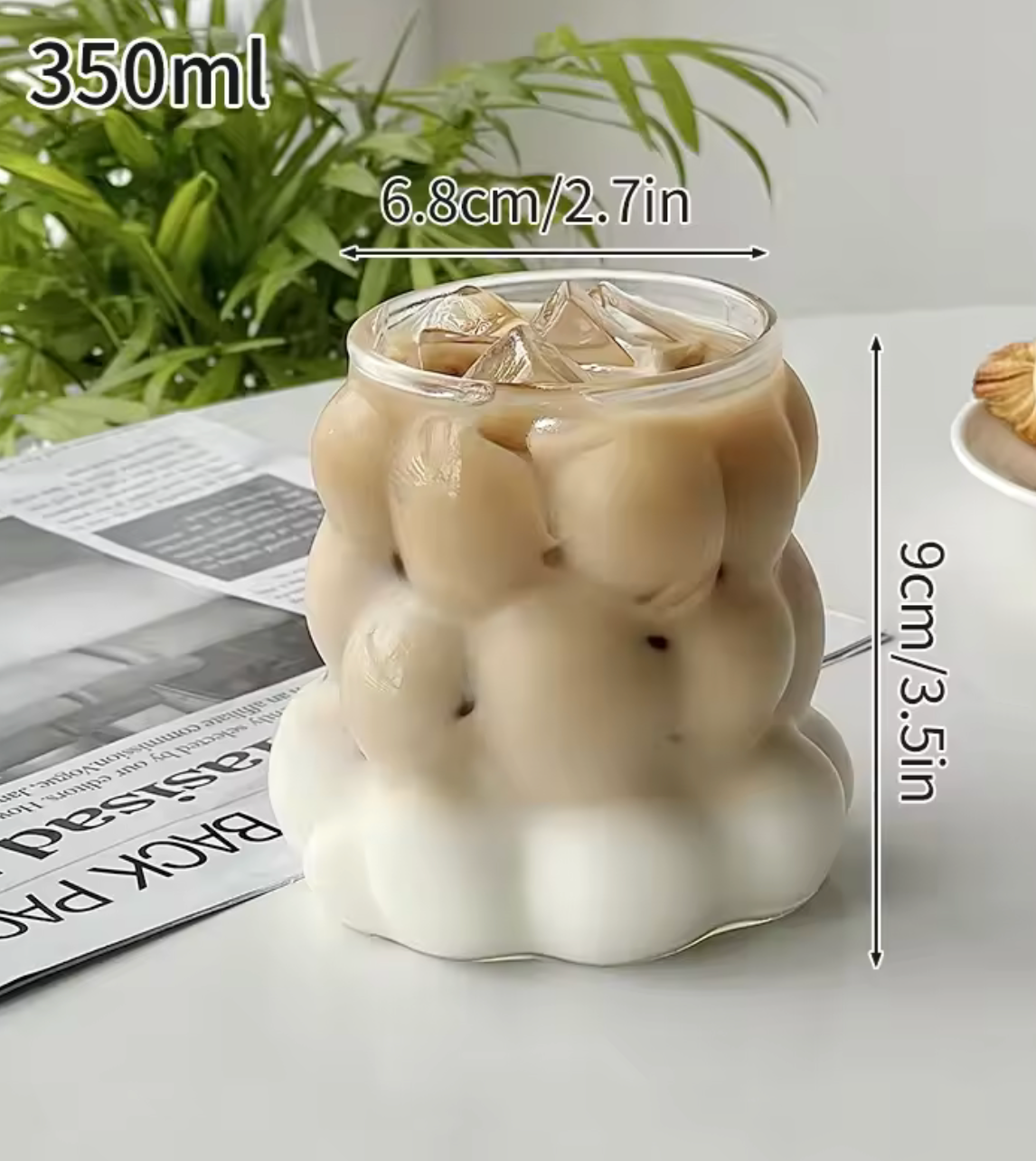 3D Heat-resistant Tumbler Transparent Juice Milk Coffee Mug