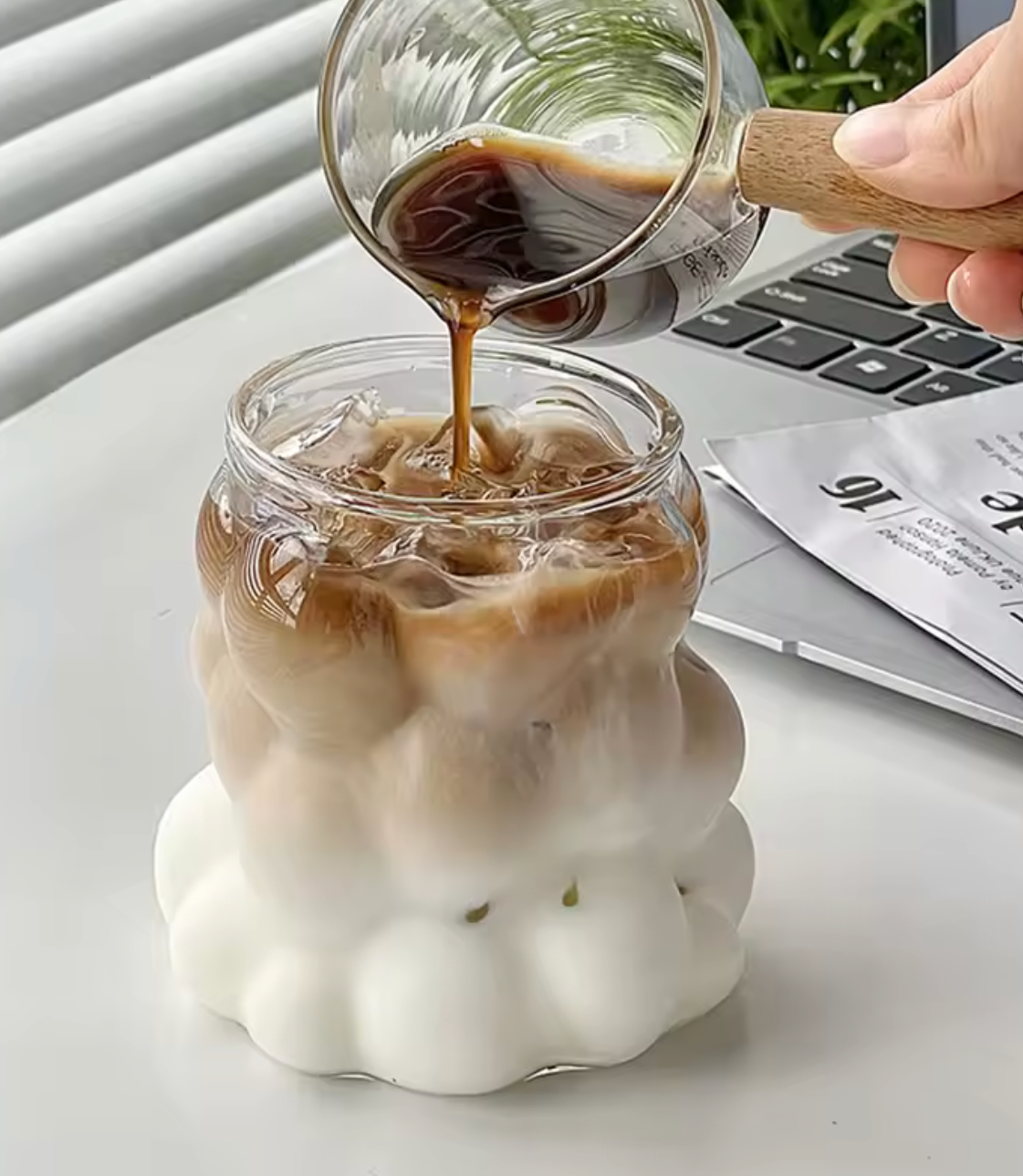 3D Heat-resistant Tumbler Transparent Juice Milk Coffee Mug