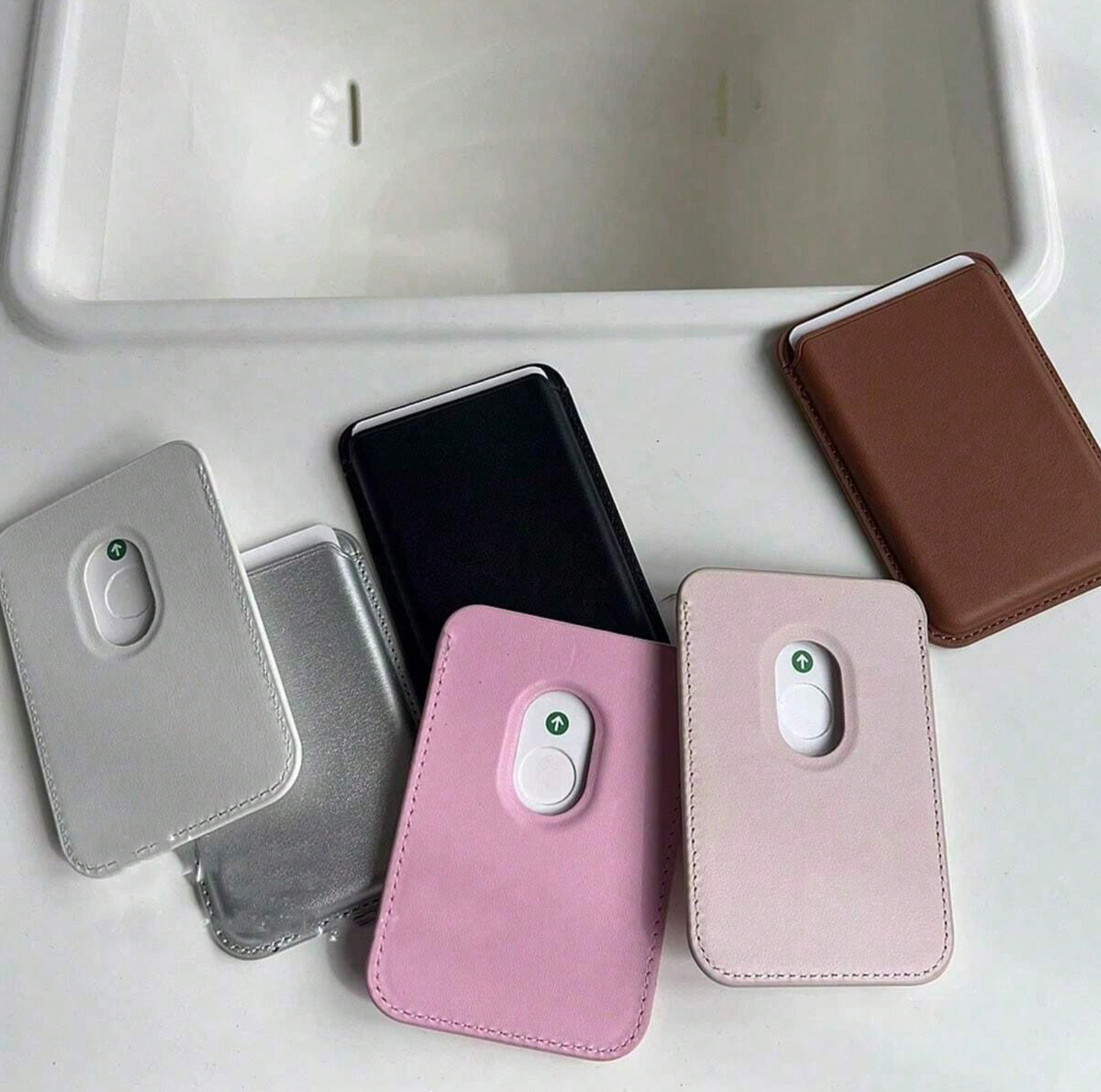 Magnetic Phone Card Holder