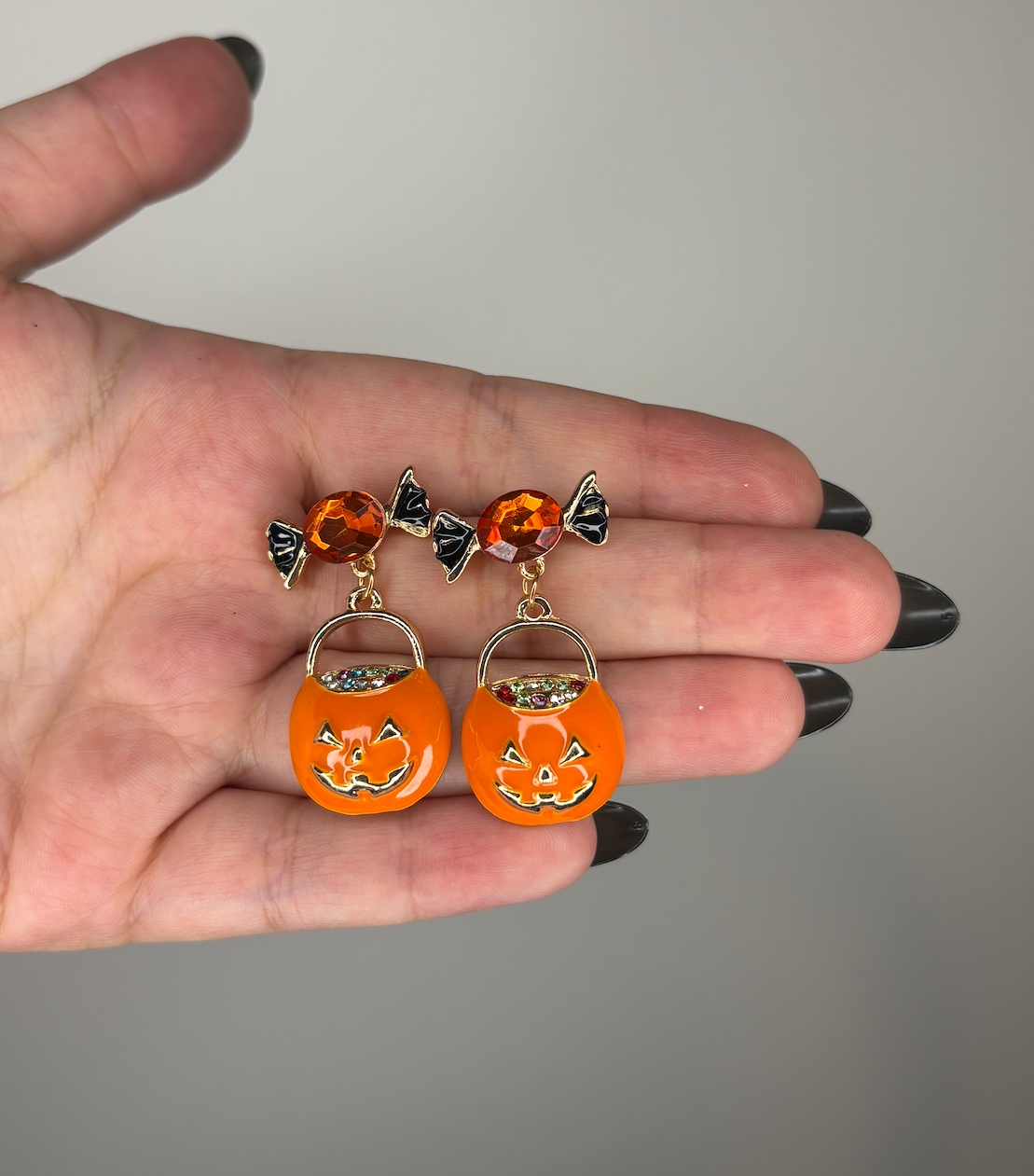 Halloween Fashion Pumpkin Earrings