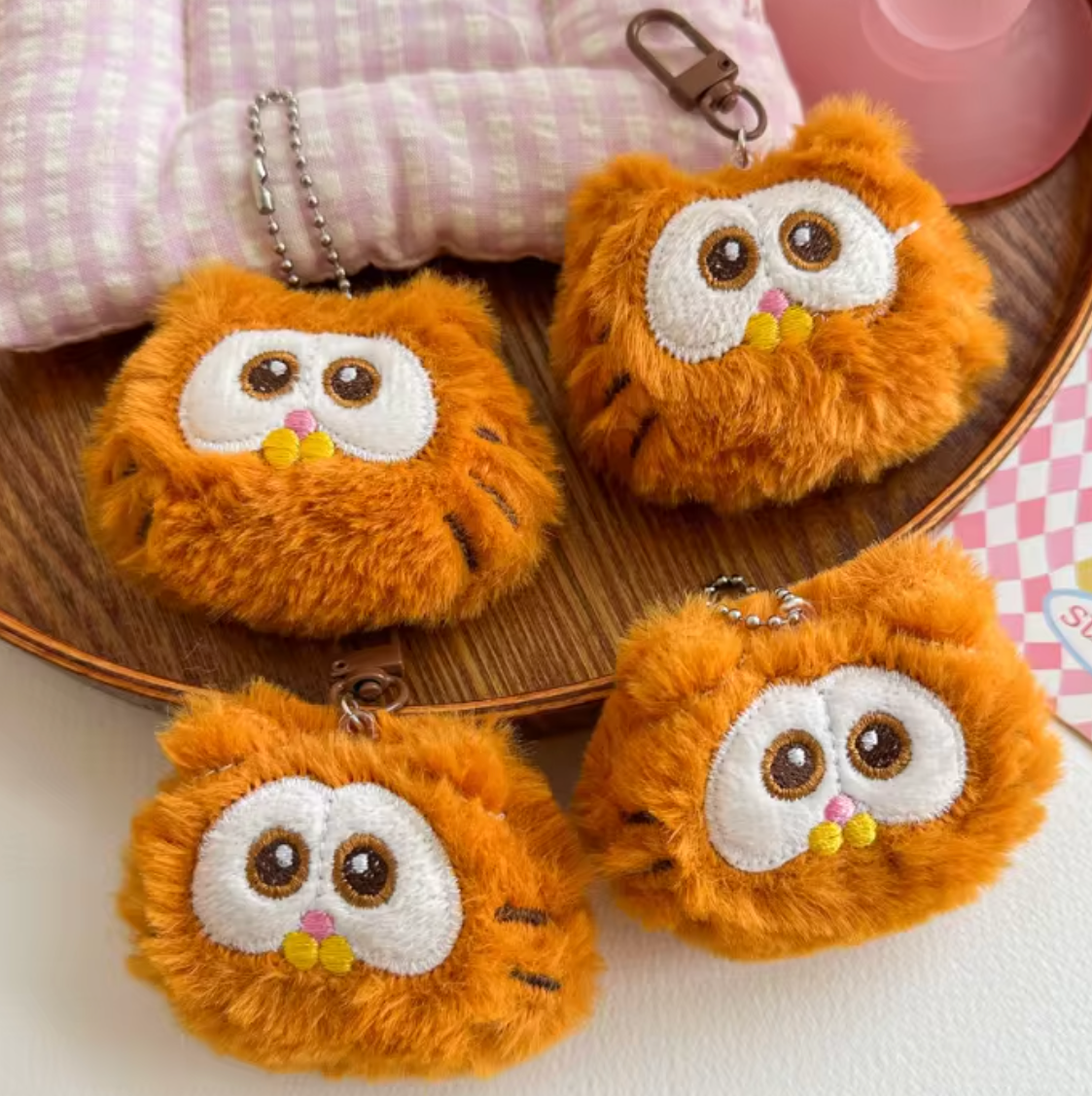 Cute Mini Garfield Plush Keychain and Bagcharm