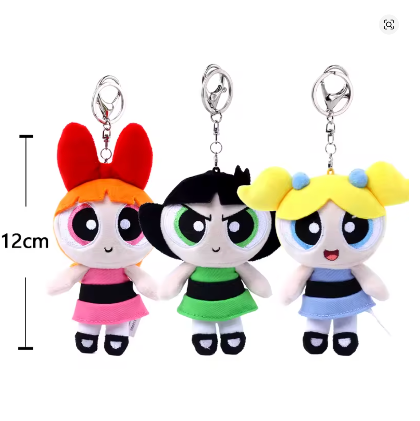 The Powerpuff Girls Plush Keychain and Bagcharms