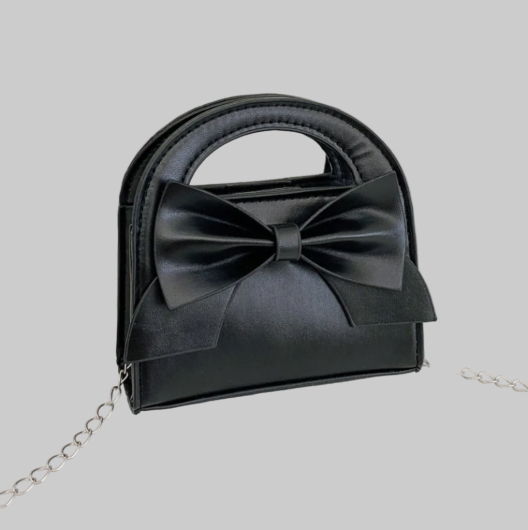 Bow Belle Chain Crossbody Mini Bag with Magnetic Closure