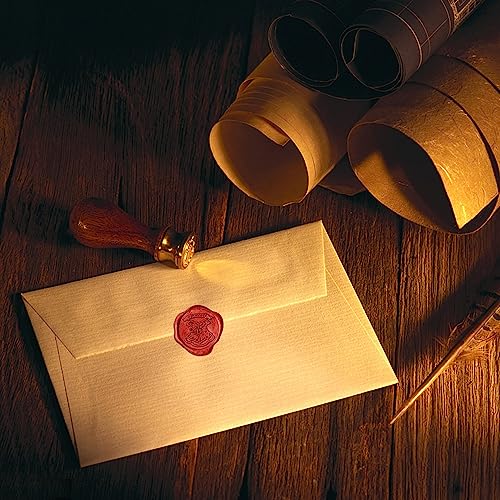 7PCS Hogwarts Wax Seal Stamp Kit, Vintage Letter Seals, DIY Craft Invitations & Gift Idea
