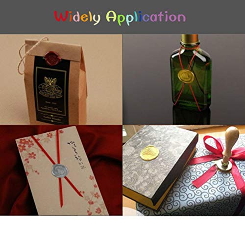 Wax Seal Stamp Set, VIHOME Hogwarts Magic School Seal Stamps Kit Including 6 Pieces Copper Seals + 1 Wooden Hilt (Hogwarts Seal Stamp Kit)