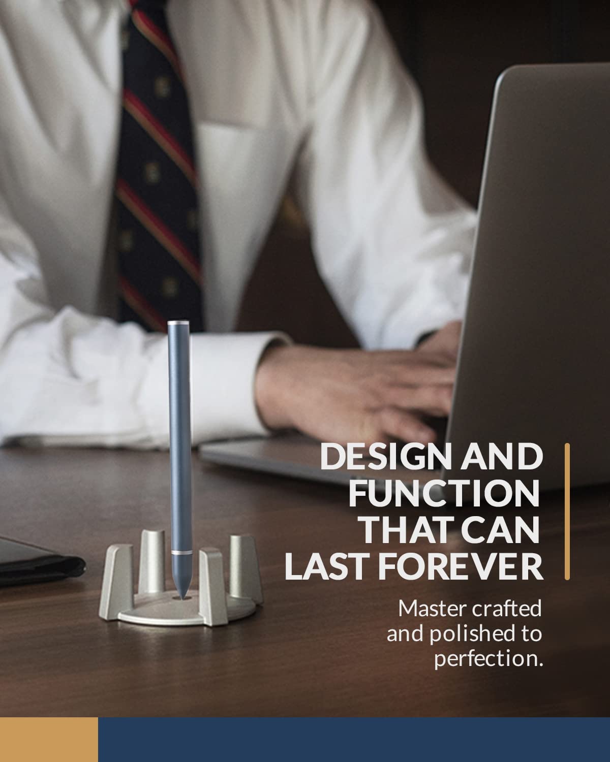 Hoverpen - Luxury Hoverpen Executive Ballpoint Pen for Men & Women | Vertically Standing Design, Free-Flowing Ink, Metal Construction