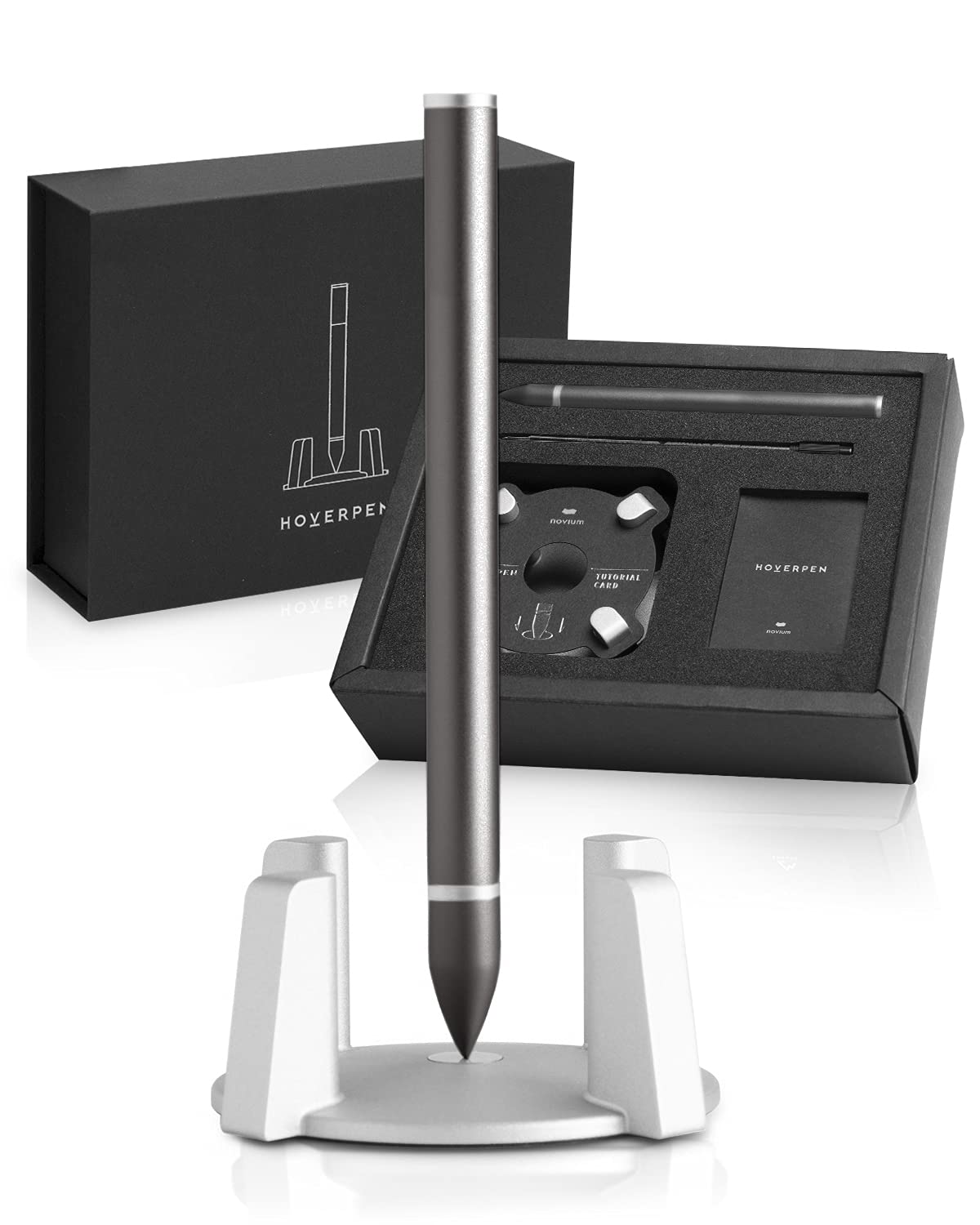 Hoverpen - Luxury Hoverpen Executive Ballpoint Pen for Men & Women | Vertically Standing Design, Free-Flowing Ink, Metal Construction