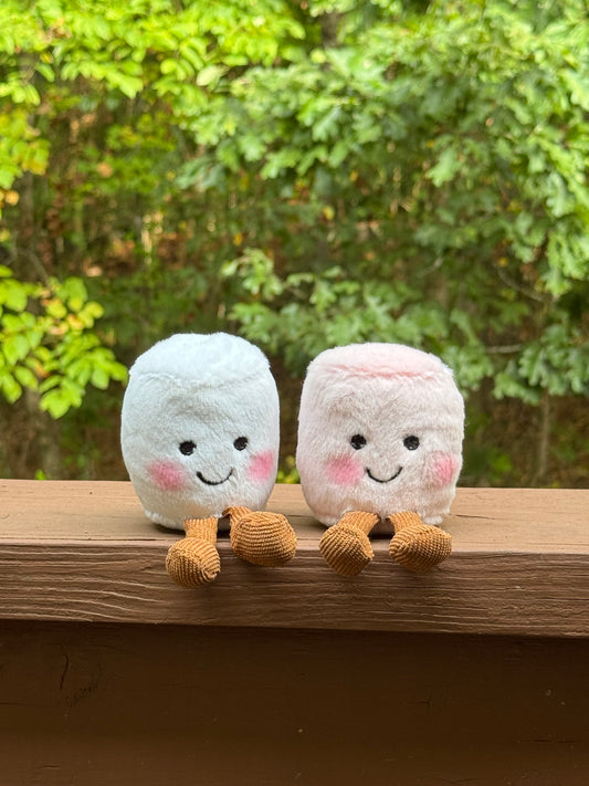 Marshmellow Plushie Keychain and Bagcharm