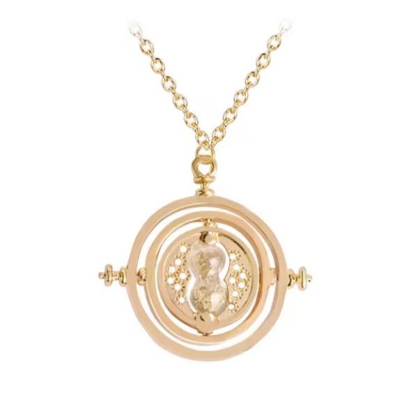 Hermione Granger Rotatable Hourglass Time Turner Necklace