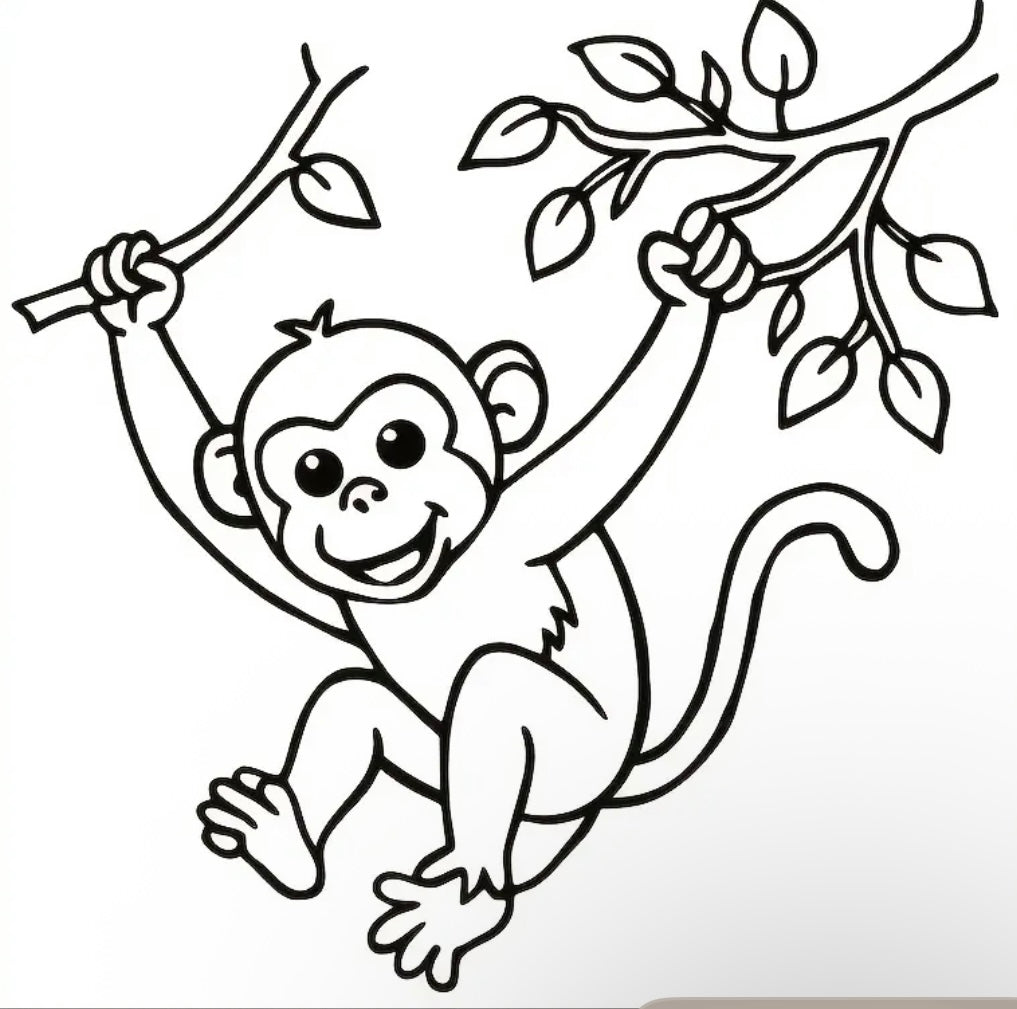 Cute Animals Coloring Book