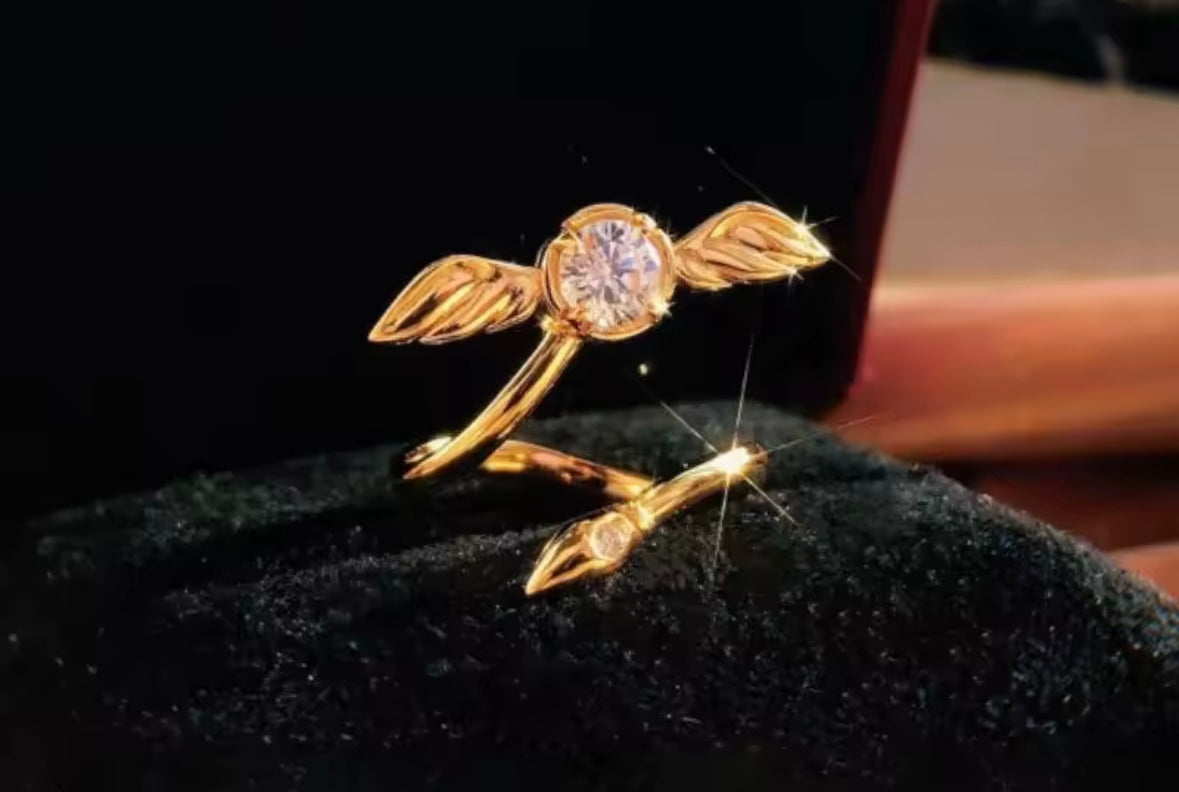 Golden Snitch Ring Box