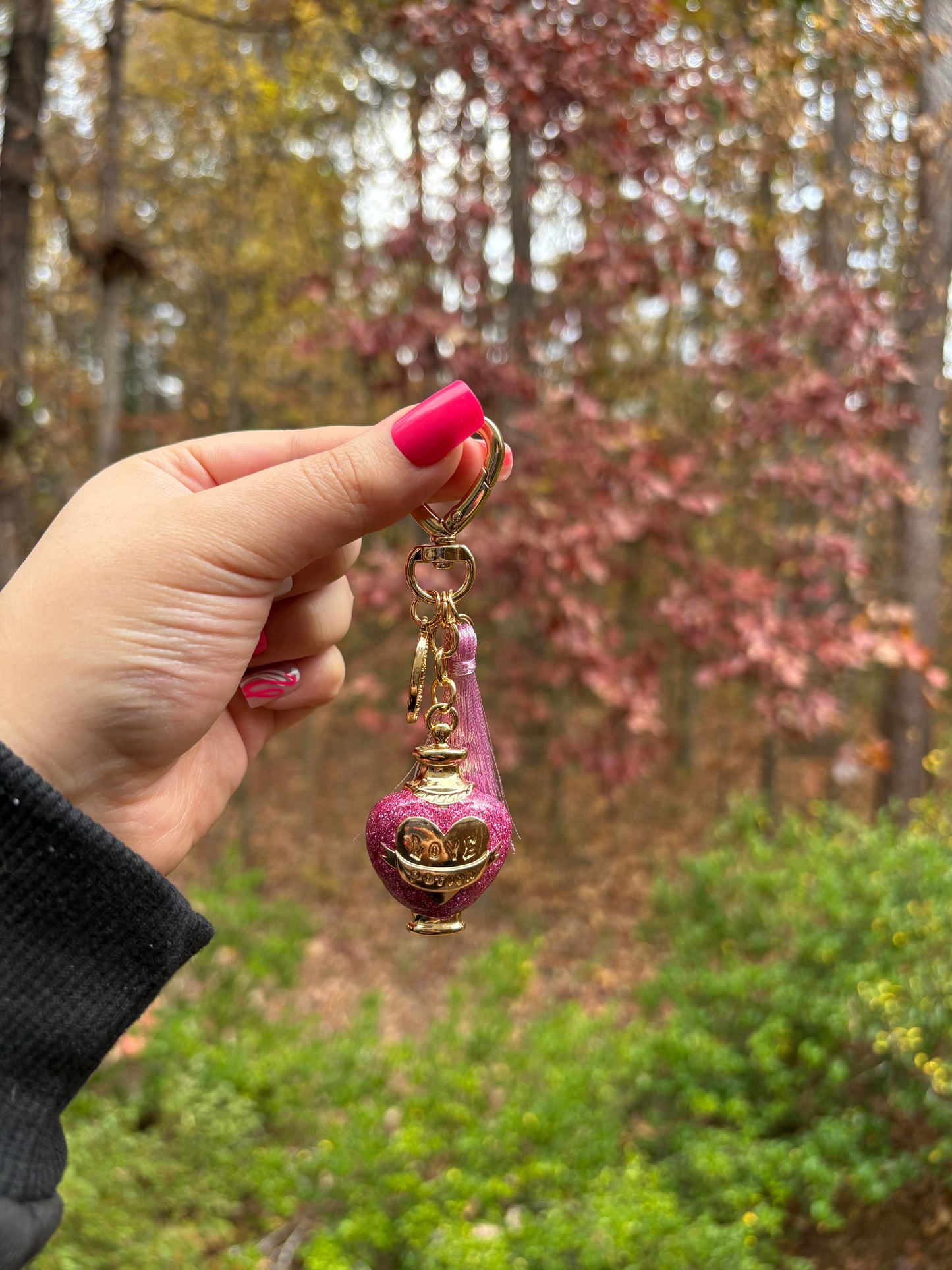 Cute Love Potion Keychain