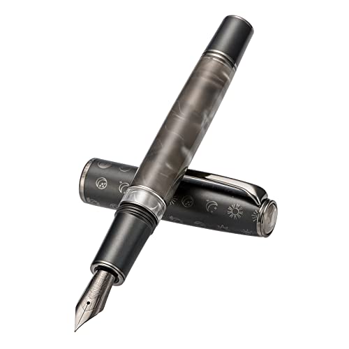 Metal Resin Piston Fountain Pen