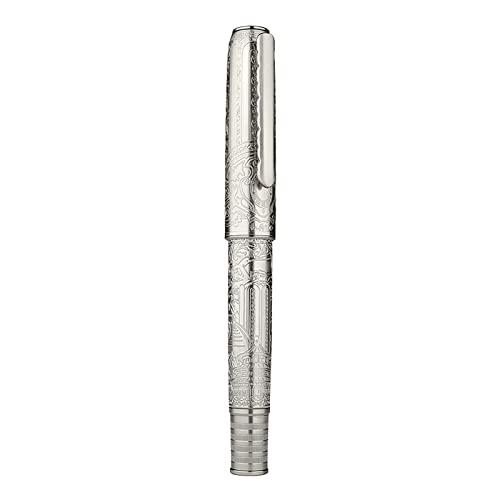 Metal Resin Piston Fountain Pen