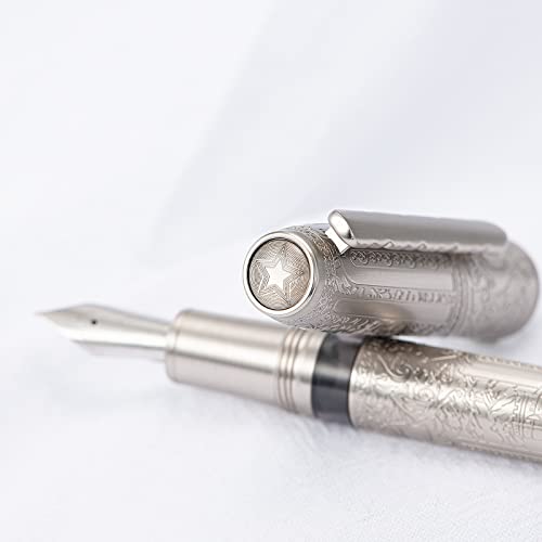 Metal Resin Piston Fountain Pen