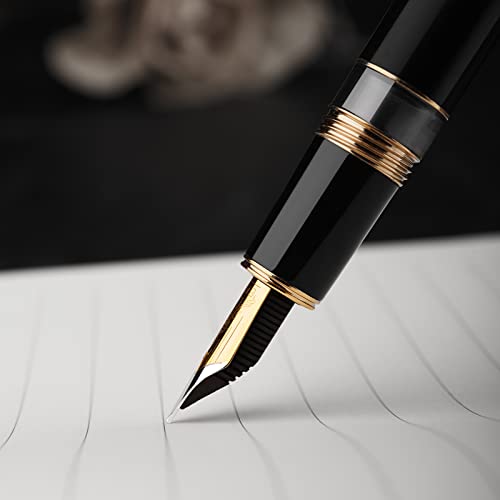 Metal Resin Piston Fountain Pen