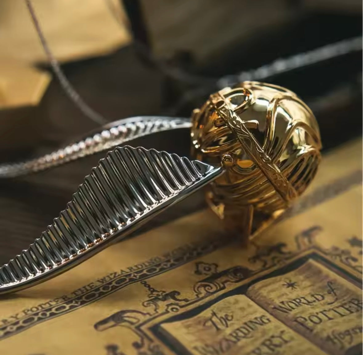 Golden Snitch Ring Box