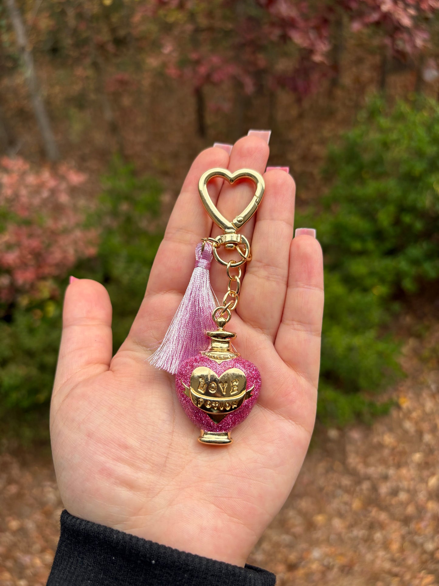 Cute Love Potion Keychain