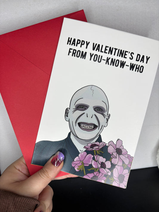 Voldemort Valentine's Day Greeting Card