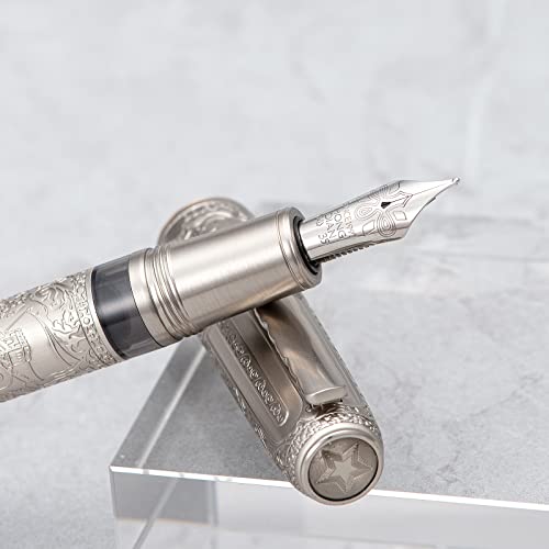 Metal Resin Piston Fountain Pen