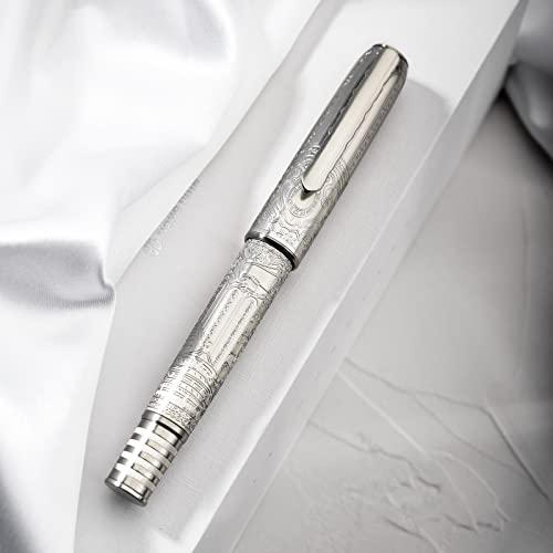 Metal Resin Piston Fountain Pen