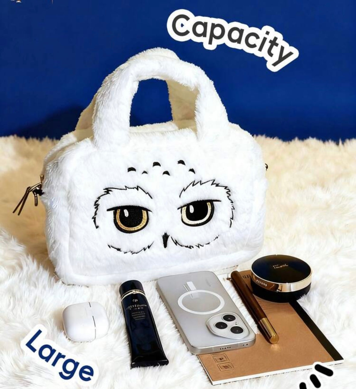 Hedwig Plush Crossbody Bag