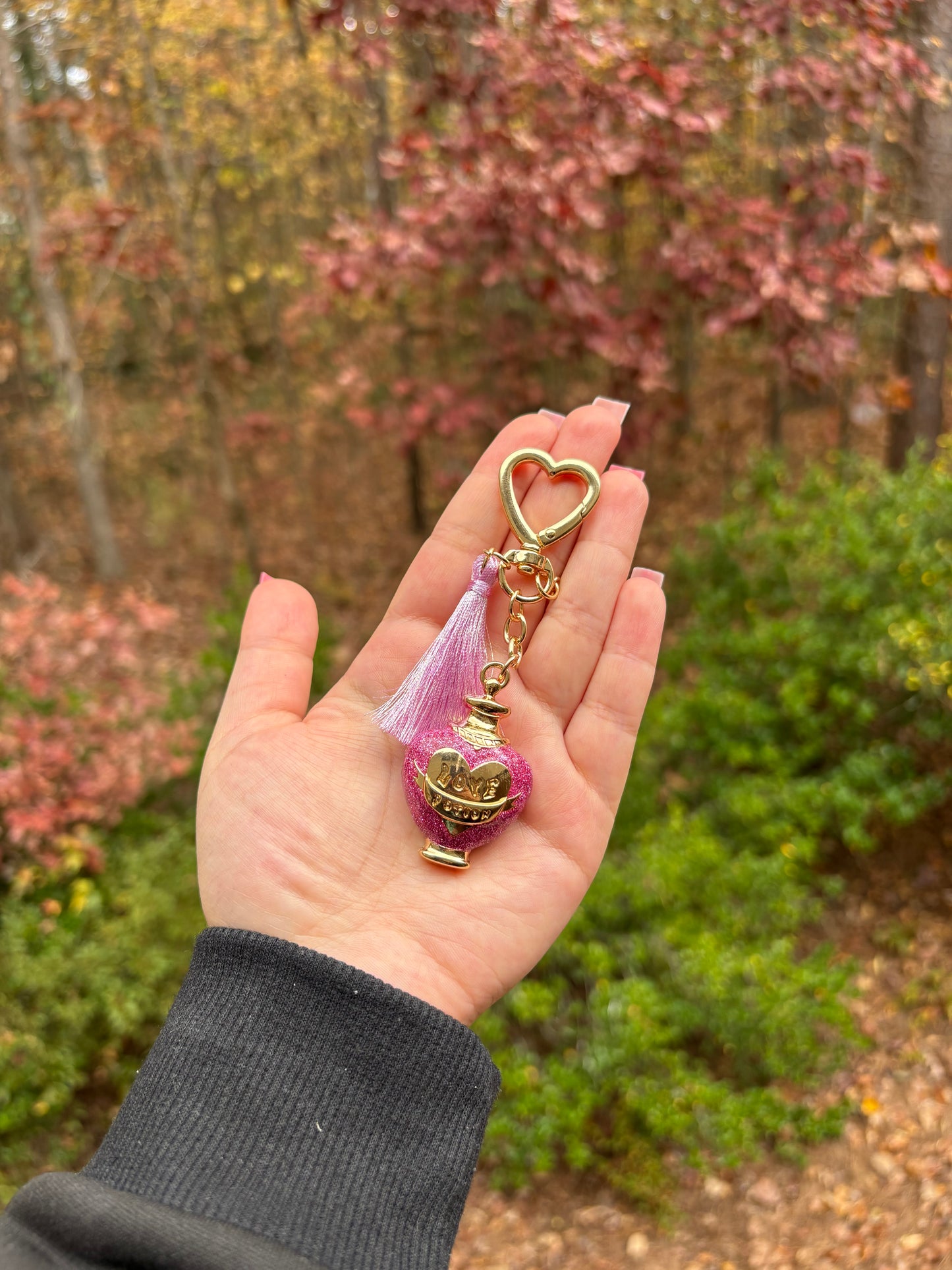 Cute Love Potion Keychain