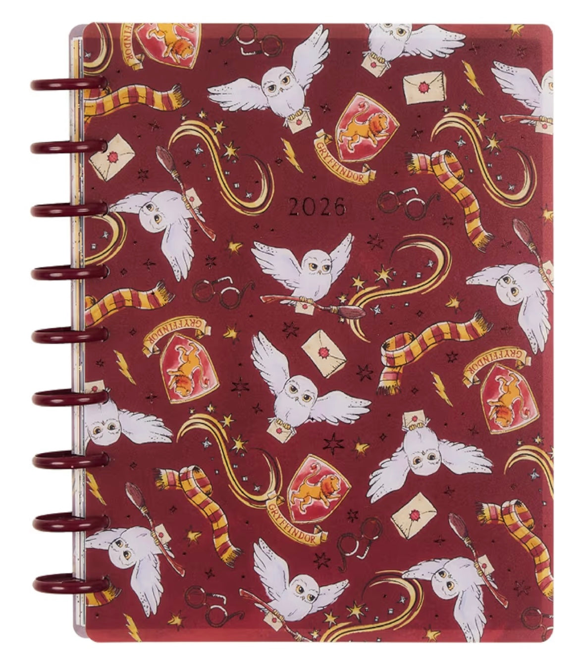 Harry Potter Disc-Bound 12-Month January-Dec 2026 Planner