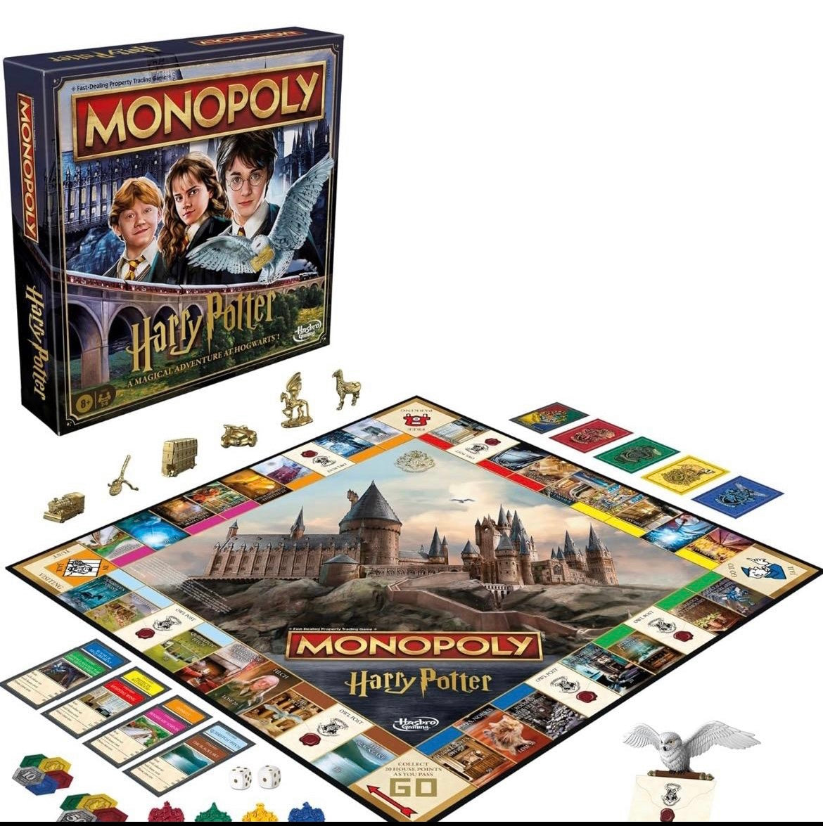 Monopoly The Harry Potter Edition, A Magical Adventure at Hogwarts - Perfect for Every Wizard