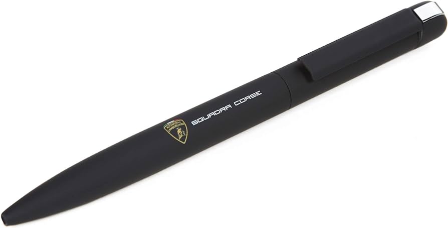 Lamborghini Squadra Corse Ballpoint Pen Black