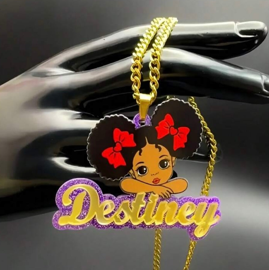 Cute Girl Name Necklace
