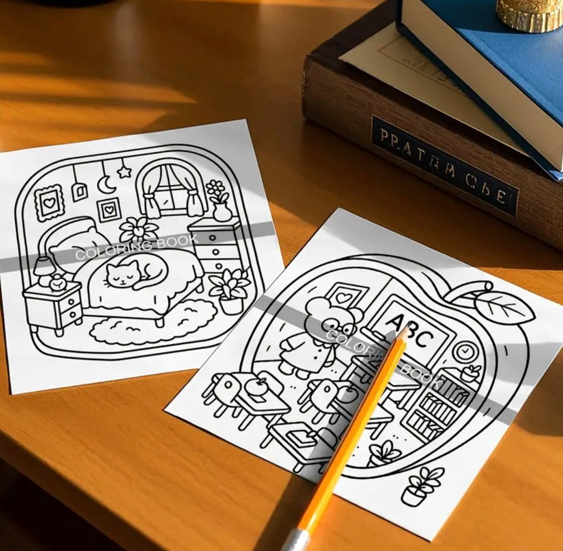 Little Corner Coloring Book