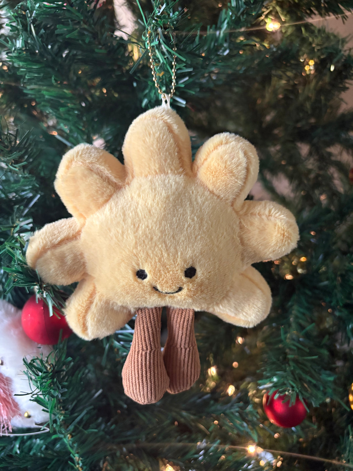 Cute Sunflower Plush Bagcharm