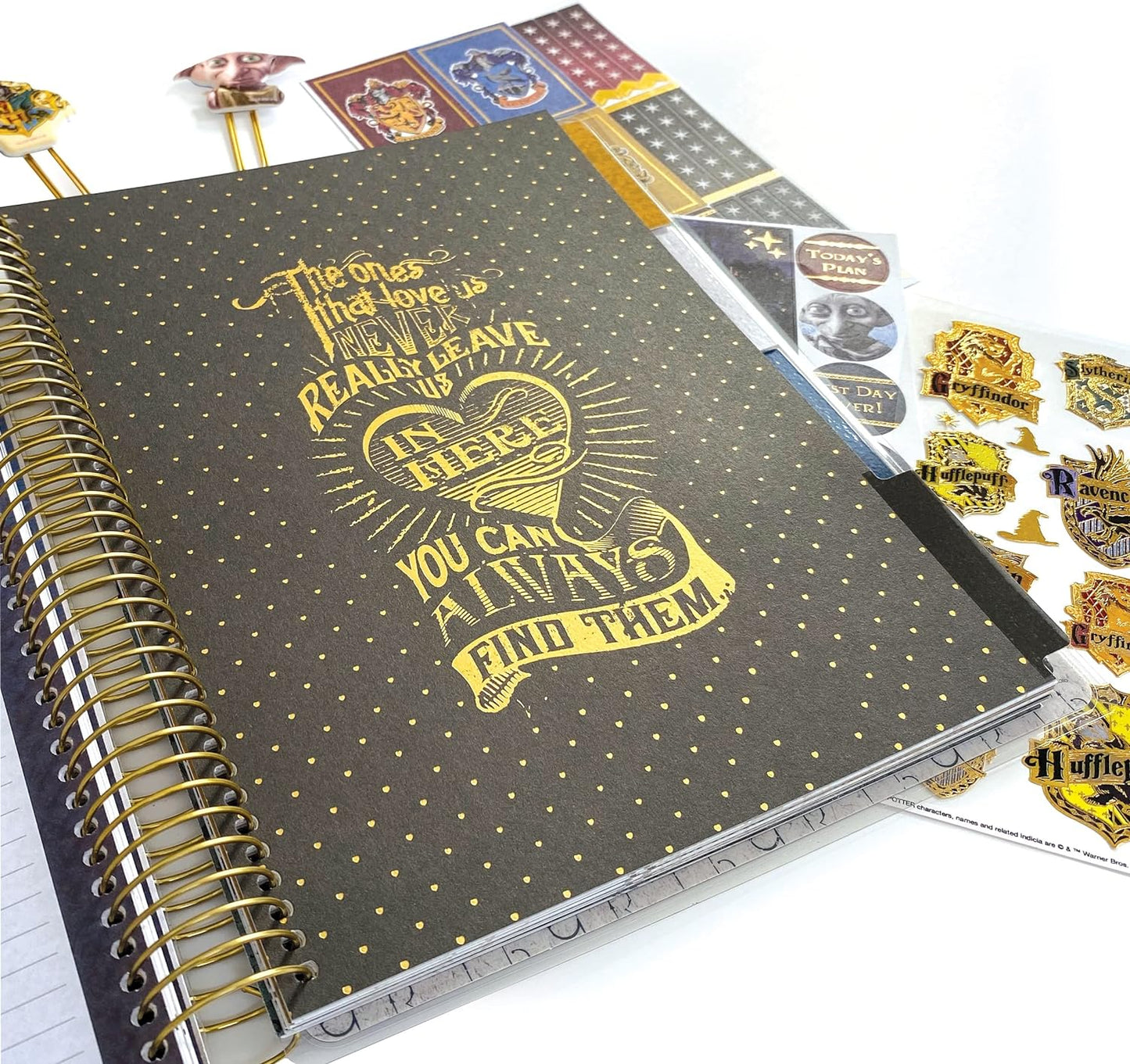 Harry Potter 12 Month Undated Planner Set with Month and Event Flag Stickers and More!