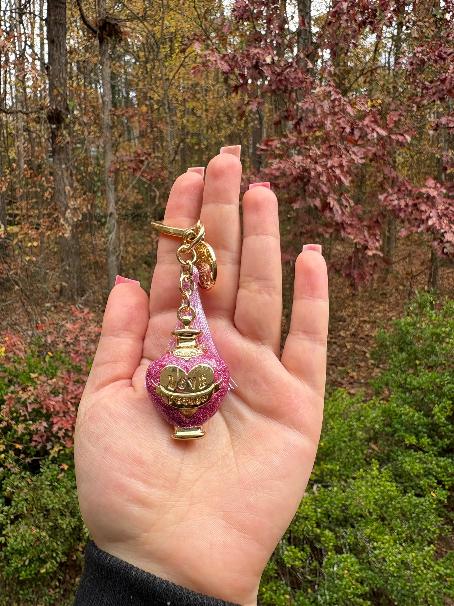 Cute Love Potion Keychain